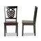 Baxton Studio Gervais Modern and Contemporary Transitional Dark Brown Finished Wood 2-Piece Dining Chair Set 177-11381-Zoro - alternate 3